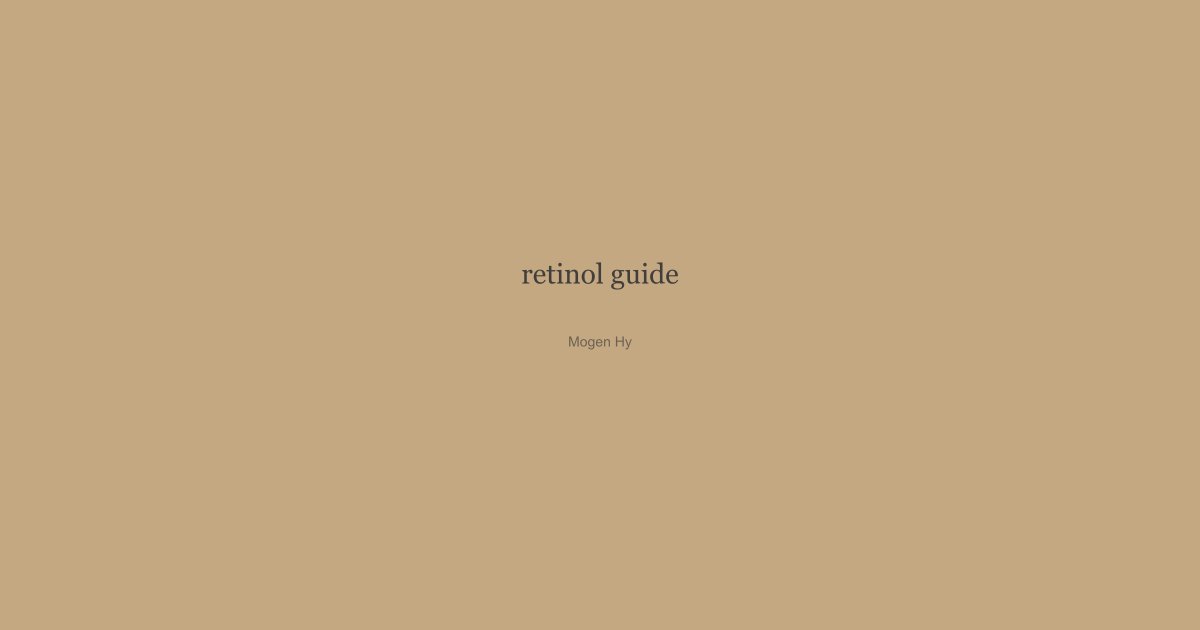 Retinol för mogen hy – Komplett guide till säker användning